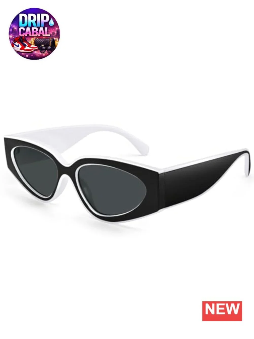 Oversized Cat Eye Sunglasses Retro 90s UV400 Protection Lightweight